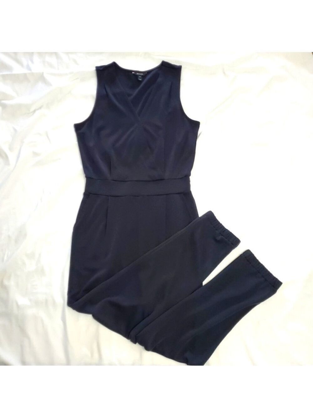 RW&Co Black Sleeveless Jumpsuit Romper